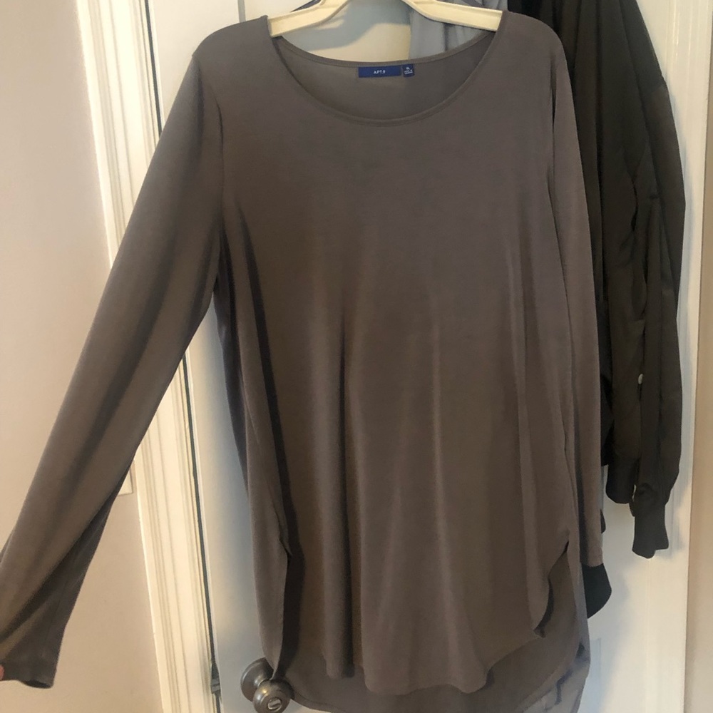 Taupe top